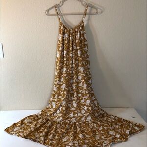 Universal Thread Floral Spaghetti Strap Maxi Dress with pockets, XS, pre-owned